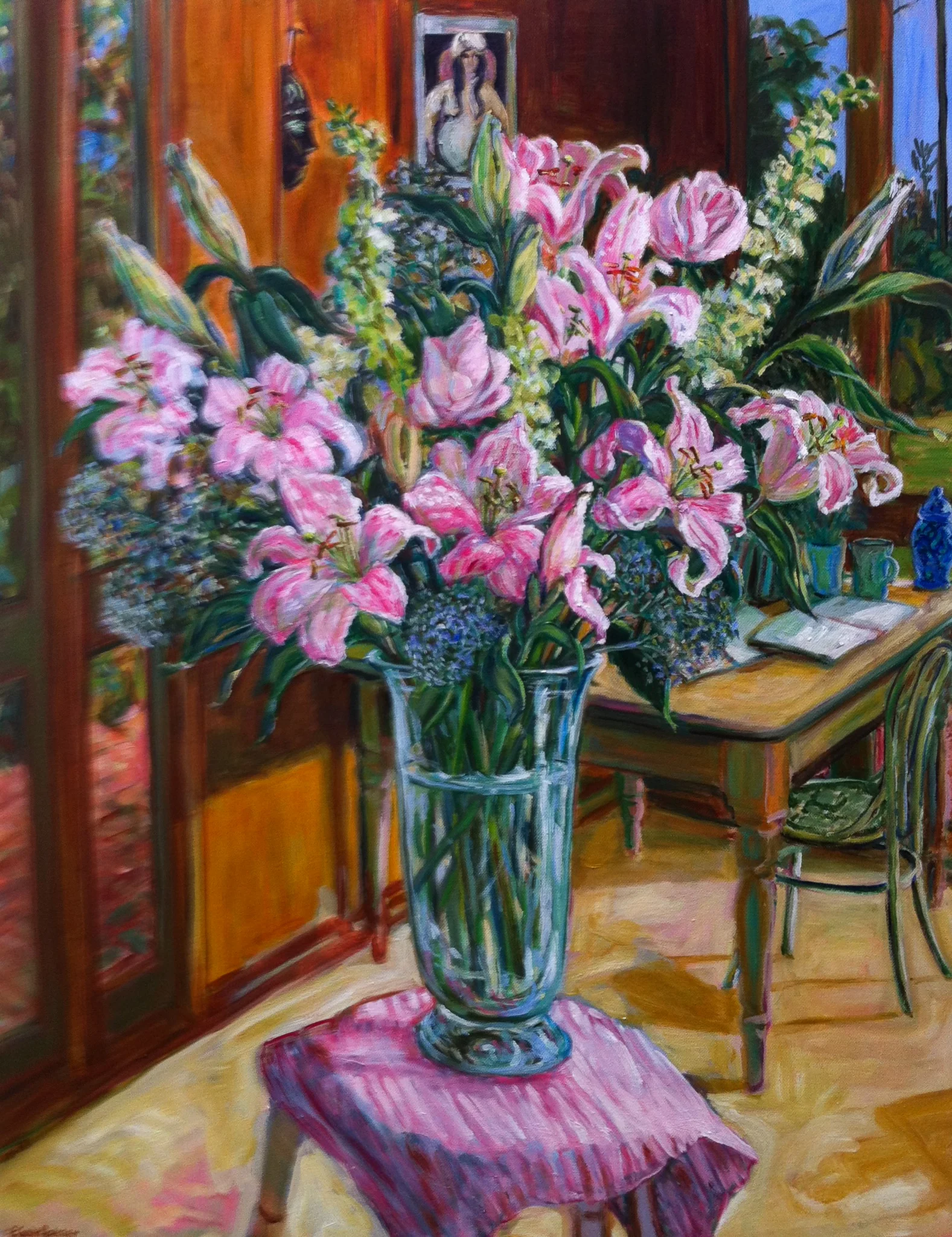 Birthday Flowers 2013 oil on canvas 76cms x 61cms (unframed) $960