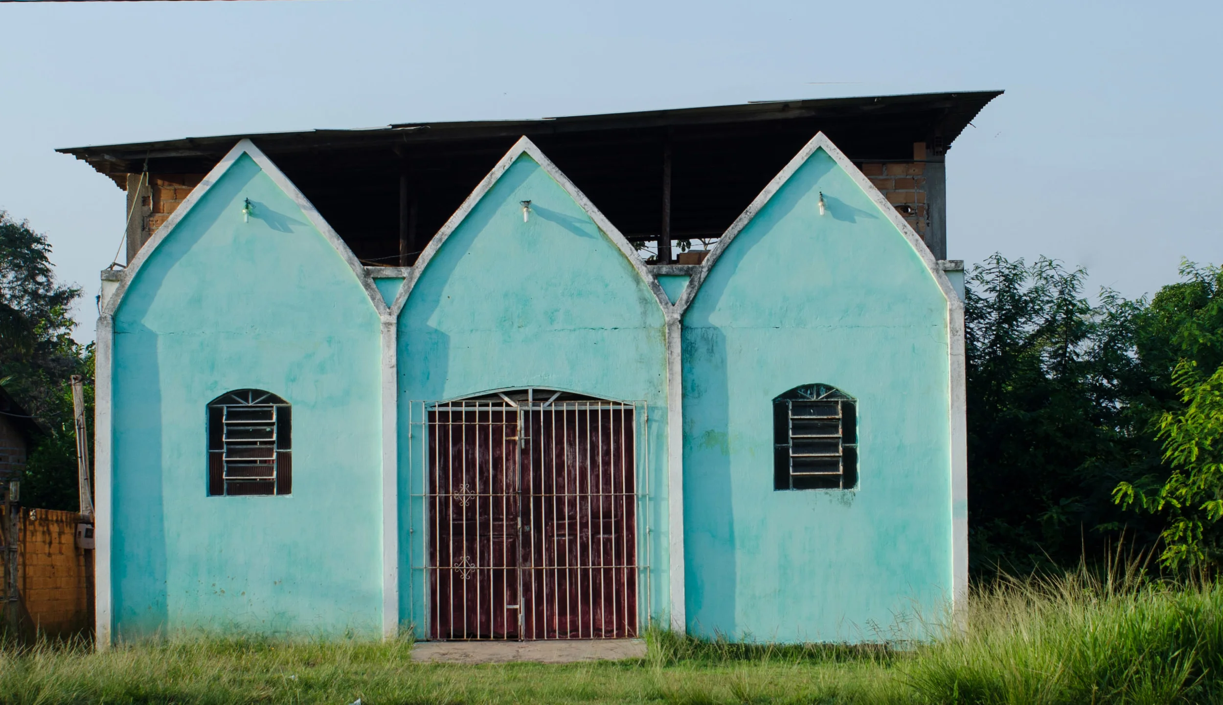 We passed this building every day on our walk to base- it was my favorite one.