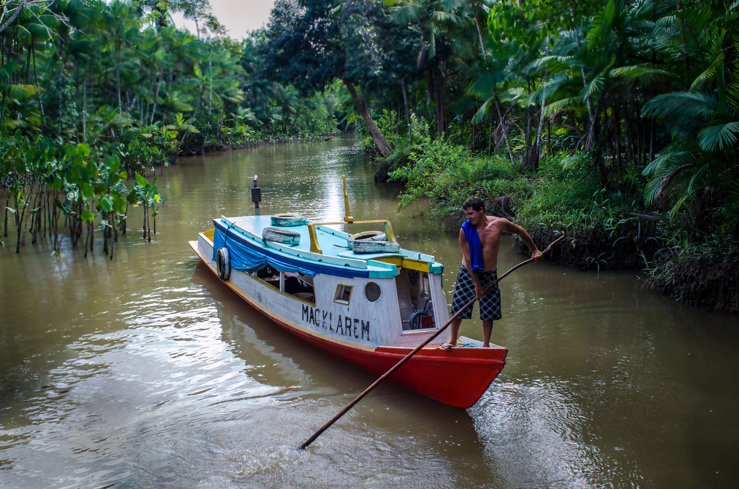 Our ride to and from the village.