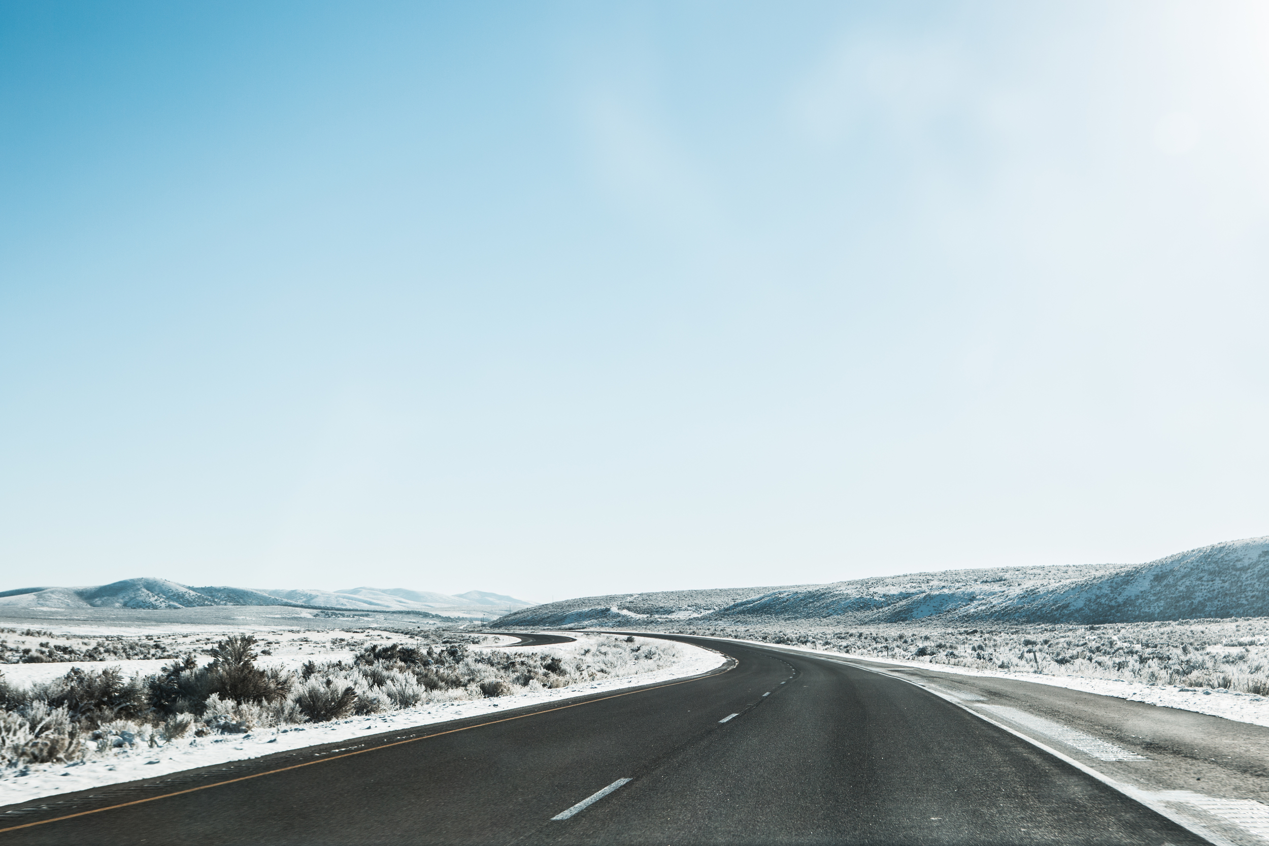 Beautiful, icy Wyoming.