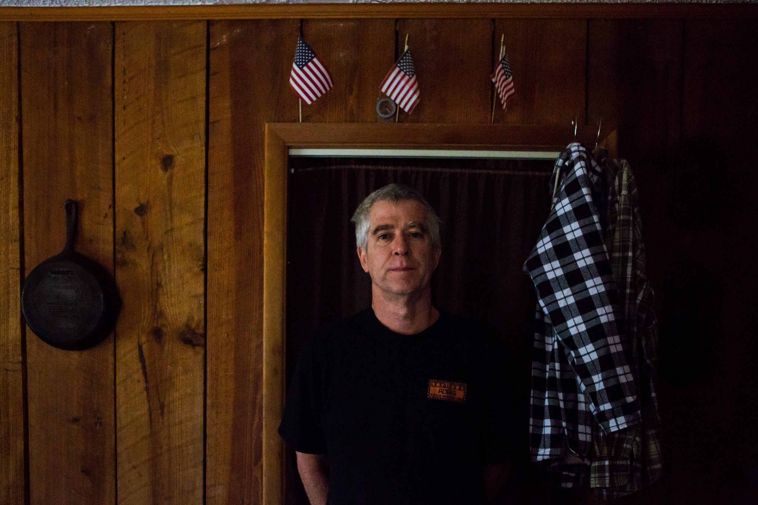 My uncle Robert in his little home. He served us scrambled eggs straight from the hen house for breakfast before we went on our way.