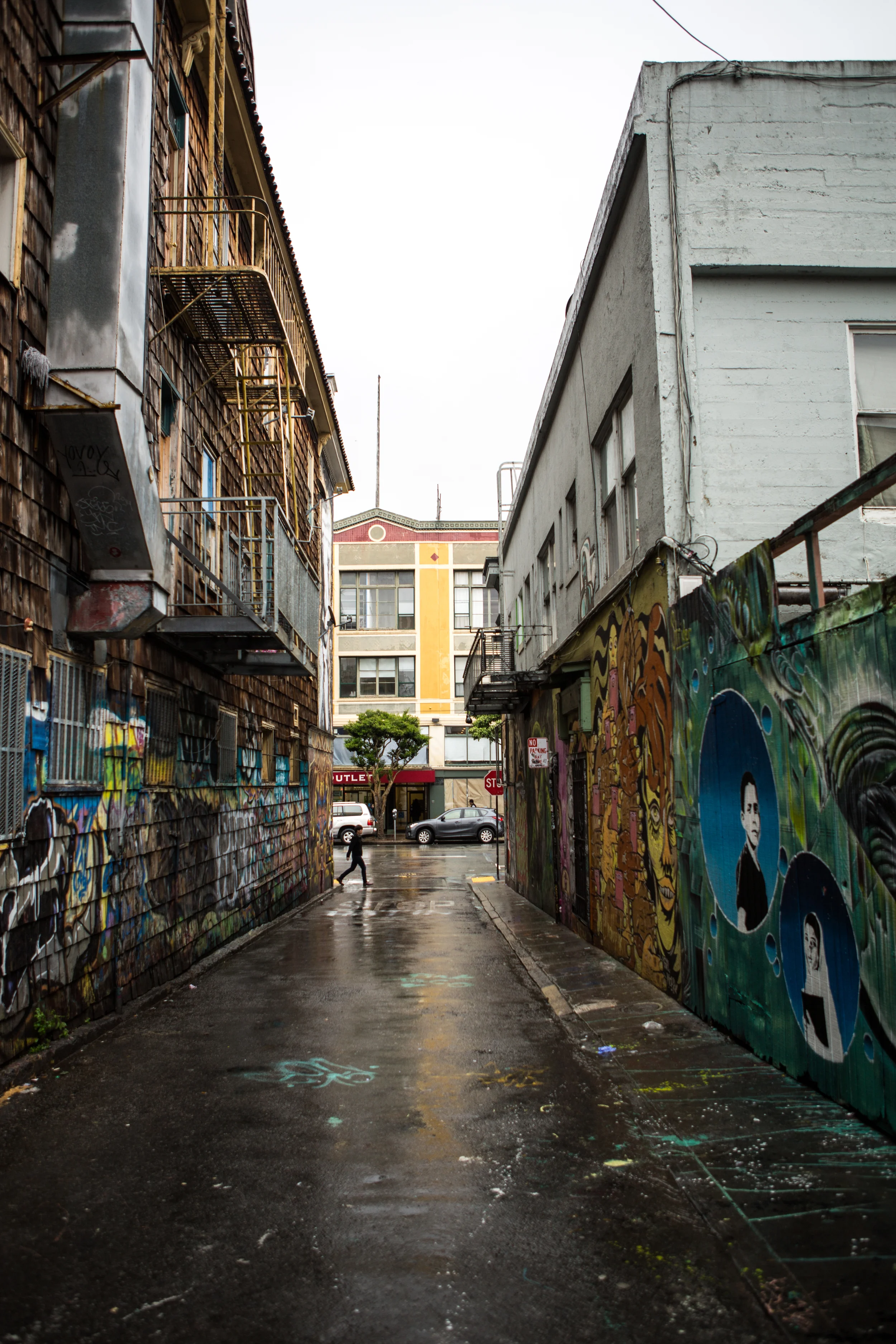 The famous Clarion Alley in the Mission District.