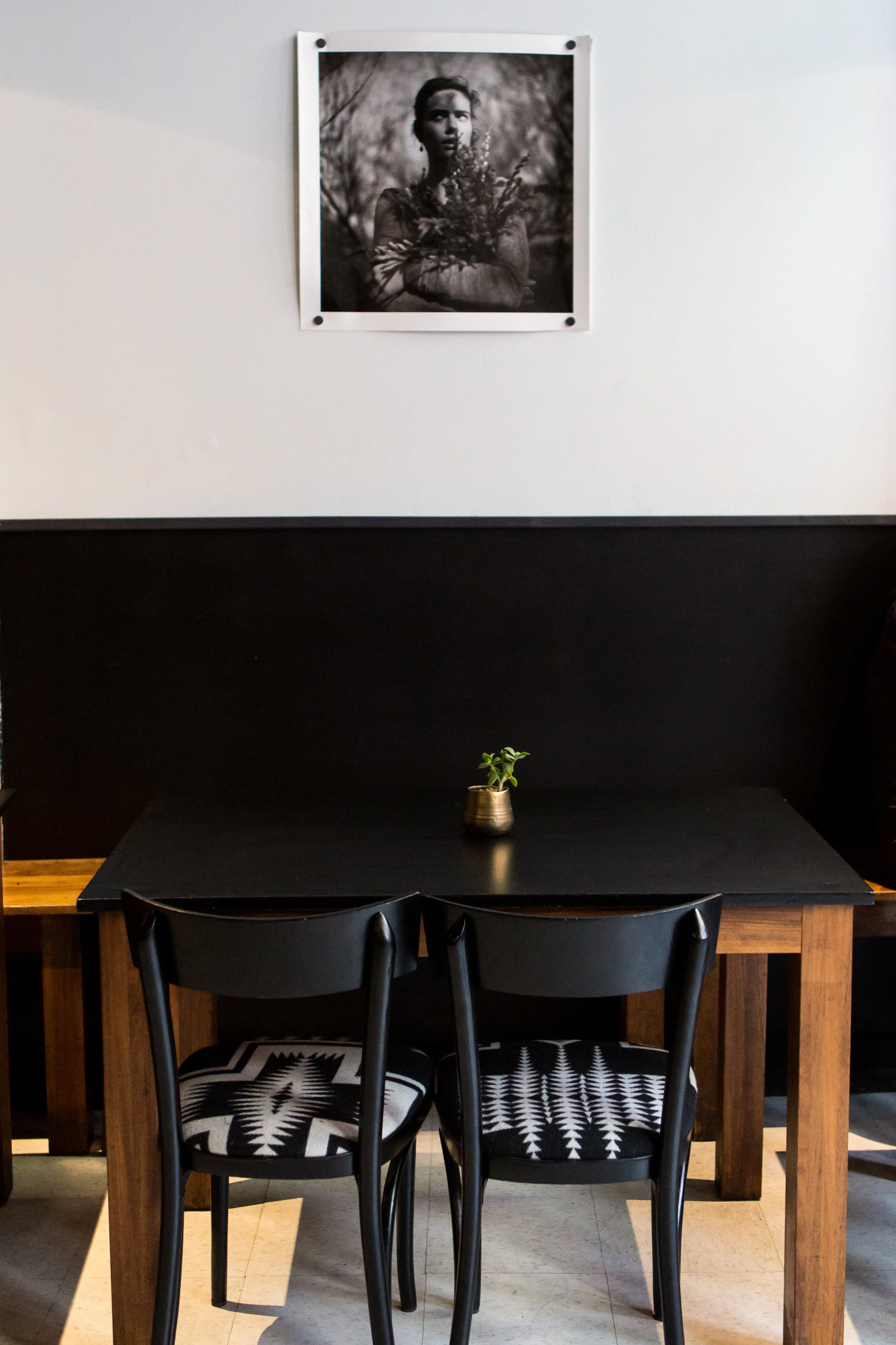 Opaline's Cafe , Portland OR. A new favorite spot of ours from a recent getaway.