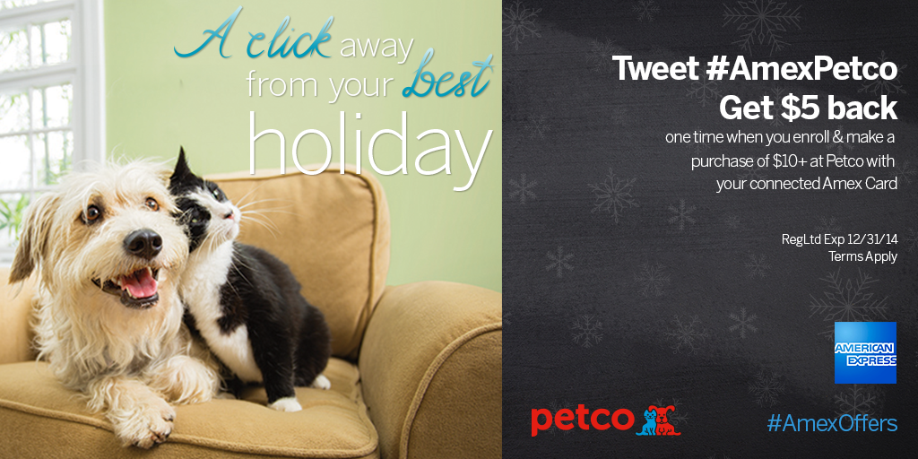 Amex x Petco Twitter Asset