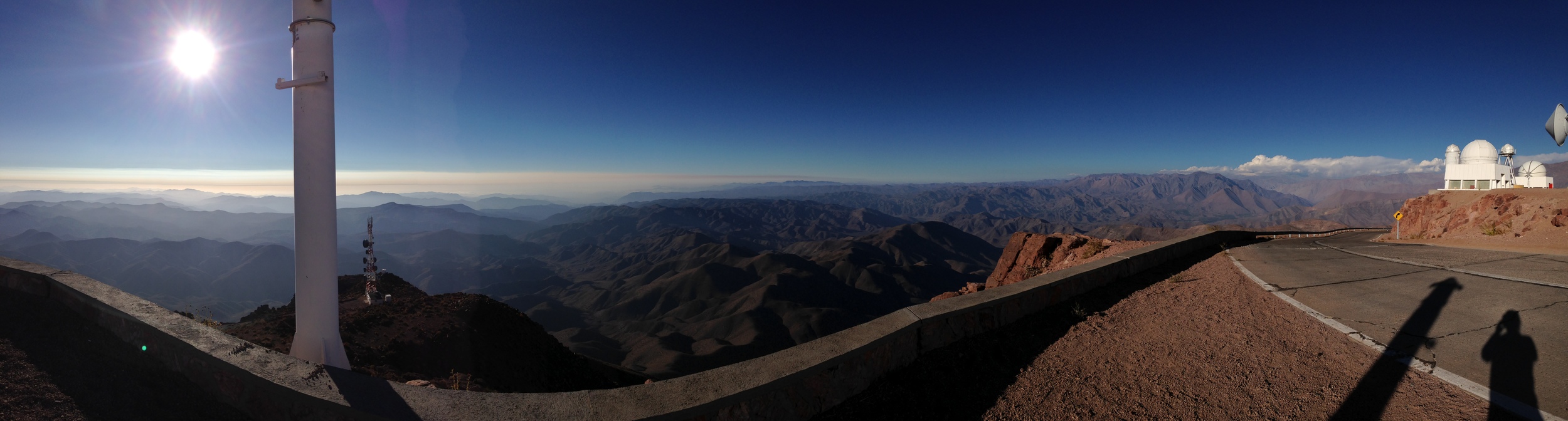 Top of the mountain in the Atacama Desert in Chile.