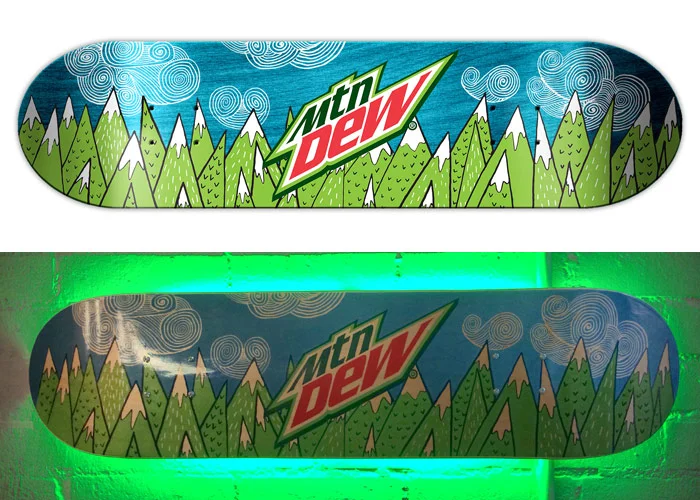 Mountain Dew Skateboard