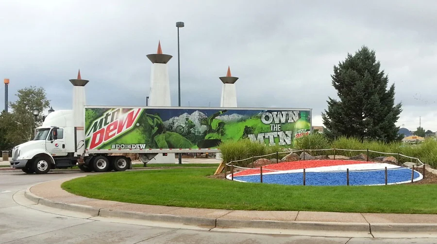 Mountain Dew Truck Wrap