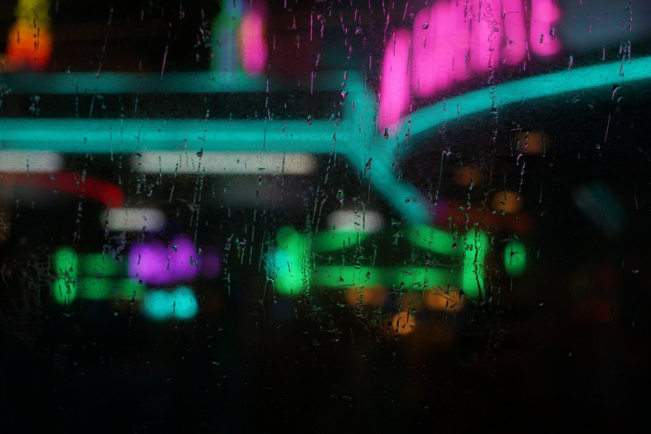 Cars Land - Rainy night December 2015