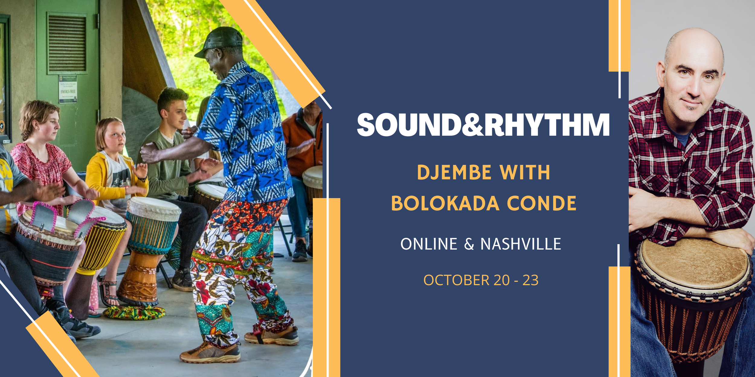 Djembe with Bolokada Conde Saturday (In-Person) 