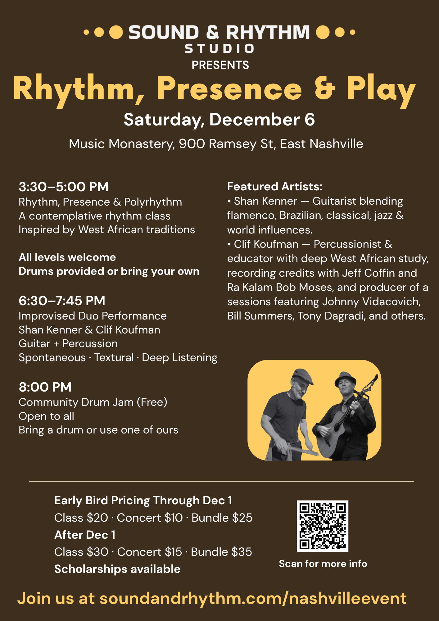 Class + Concert: Full Experience Bundle