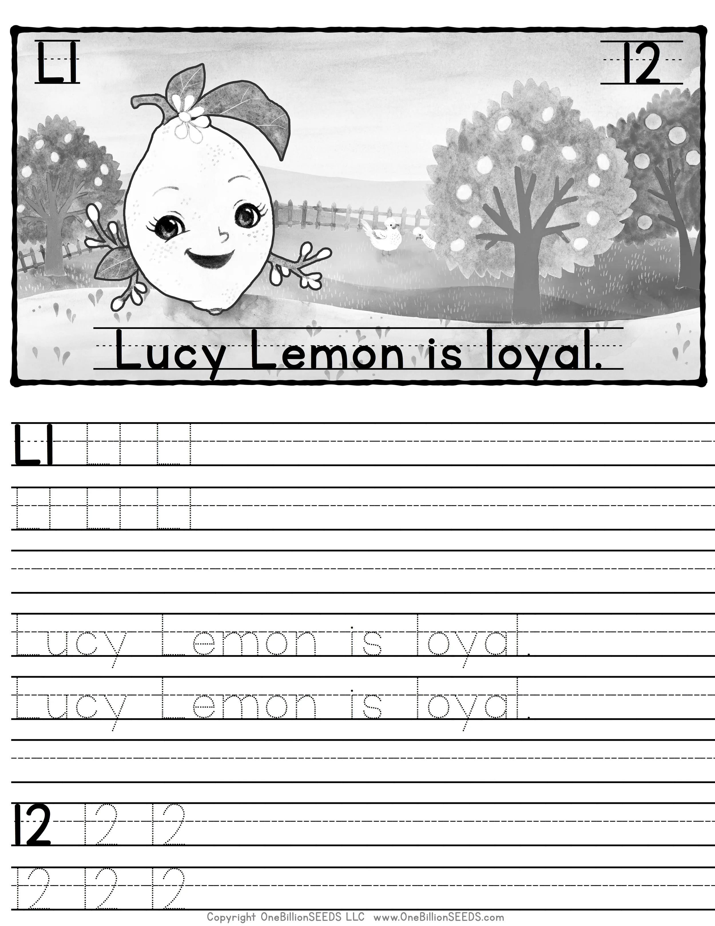 Ll#12-Writing Practice Page