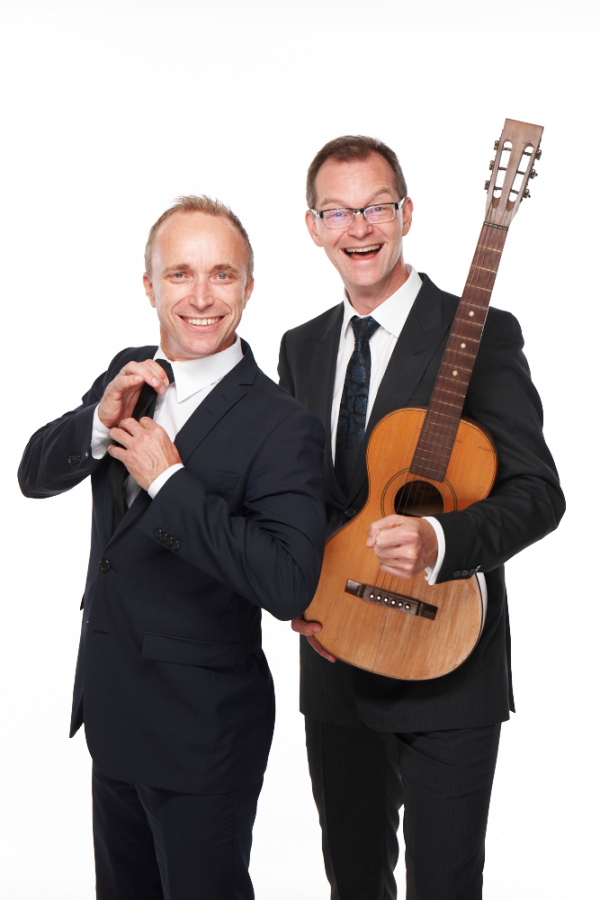 Åsleik Engmark og Jon Rørmark (Foto: Stand UP Norge)