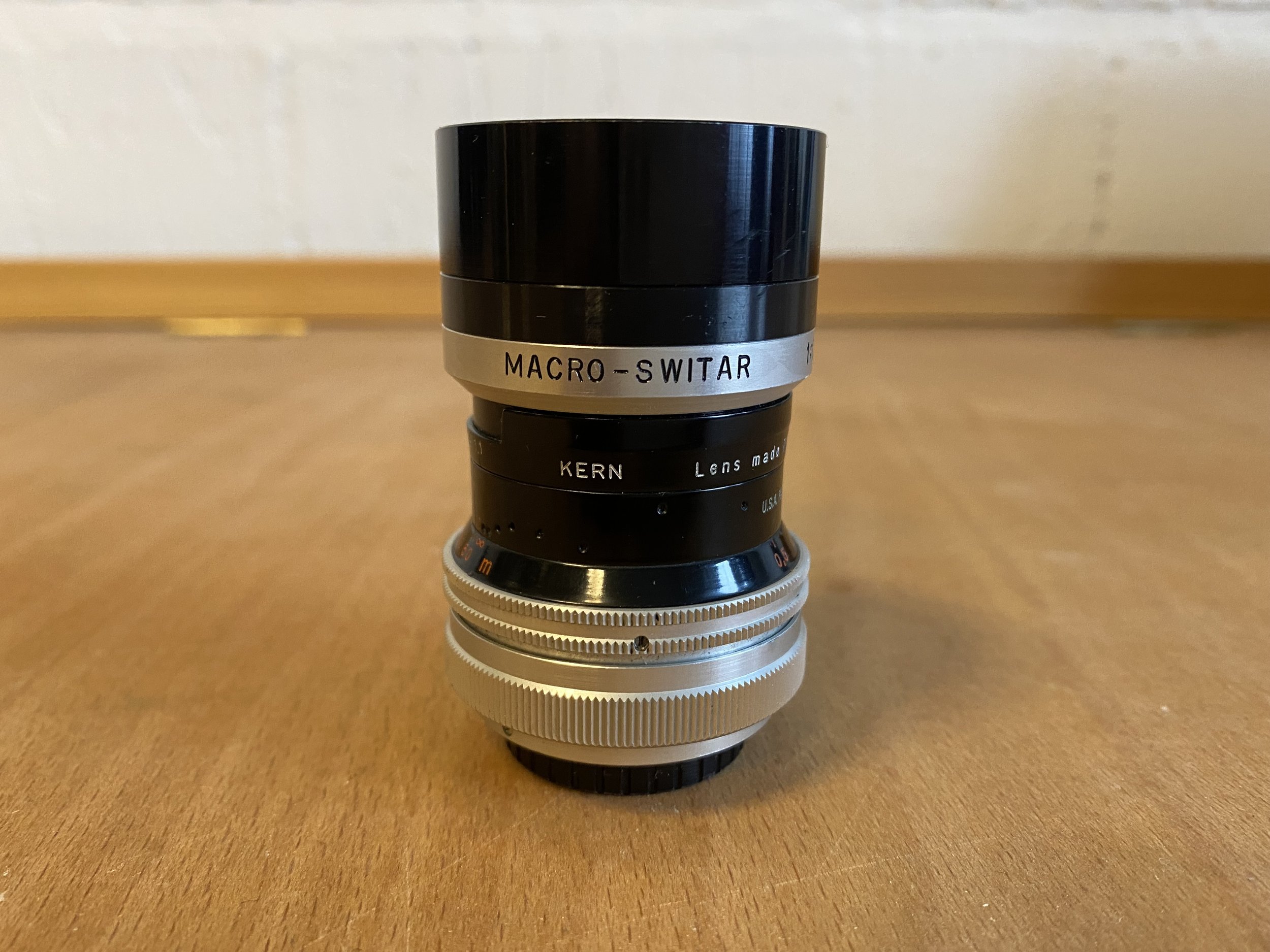 Kern Macro Switar Cine Camera Lens 26mm f/1.1 — satellite Kern Macro Switar Cine Camera Lens 26mm f/1.1 — satellite
