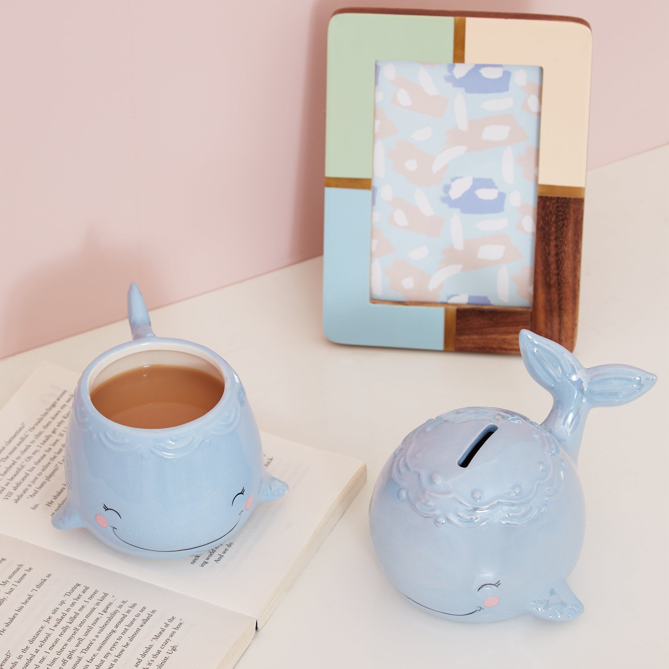 New Look - Ceramic Whale Mug & Money Box