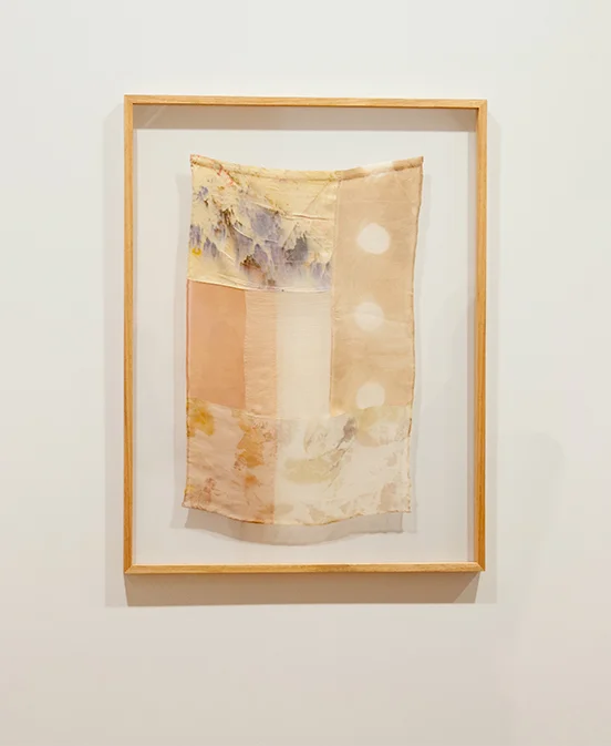 Emma Peters, 2017, Above and Below II, Silk, Copper Fillament, 870mm x 670mm (framed), each $1200.jpg