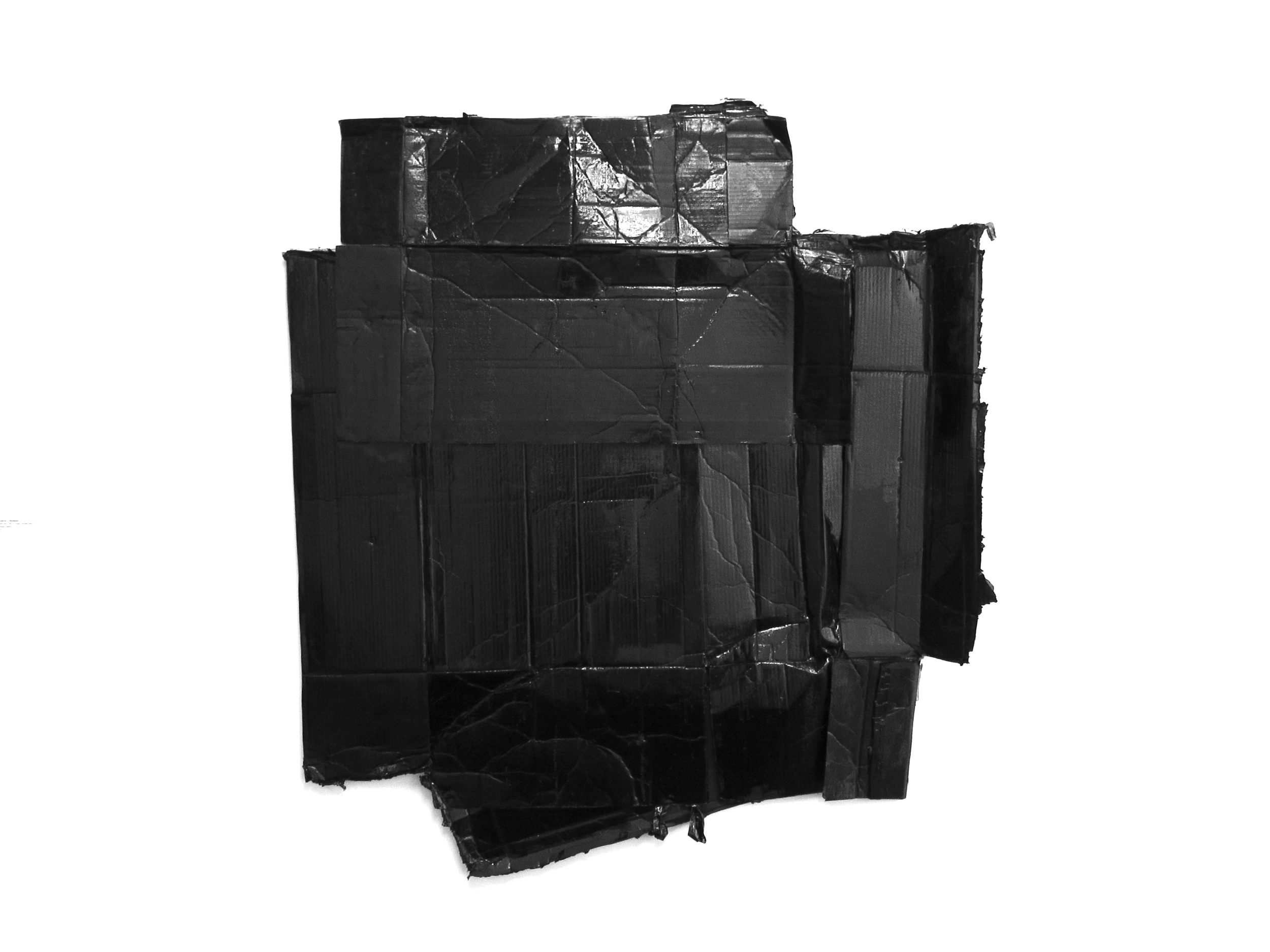  Gabriel Shuldiner MAGNA CARTA (black square redux) Mixed media approx. 60" x 53" 