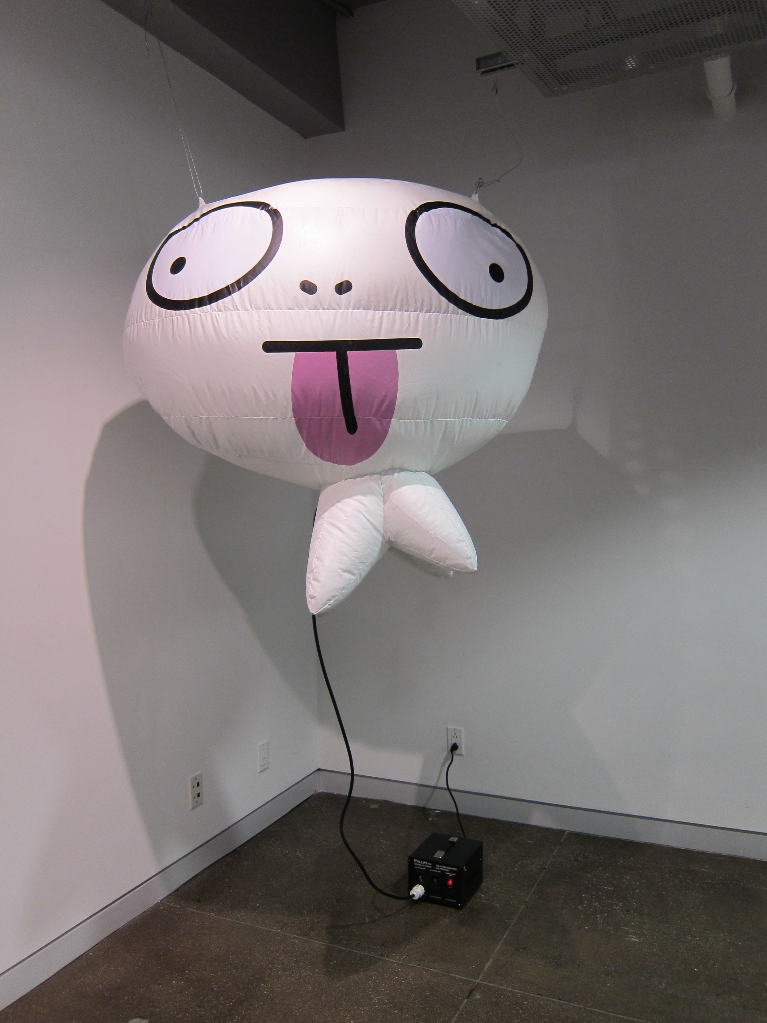  Eunjung Hwang Round Ghost 2011 Fabric &amp; Motor  Approx. 40x40x19 inches  