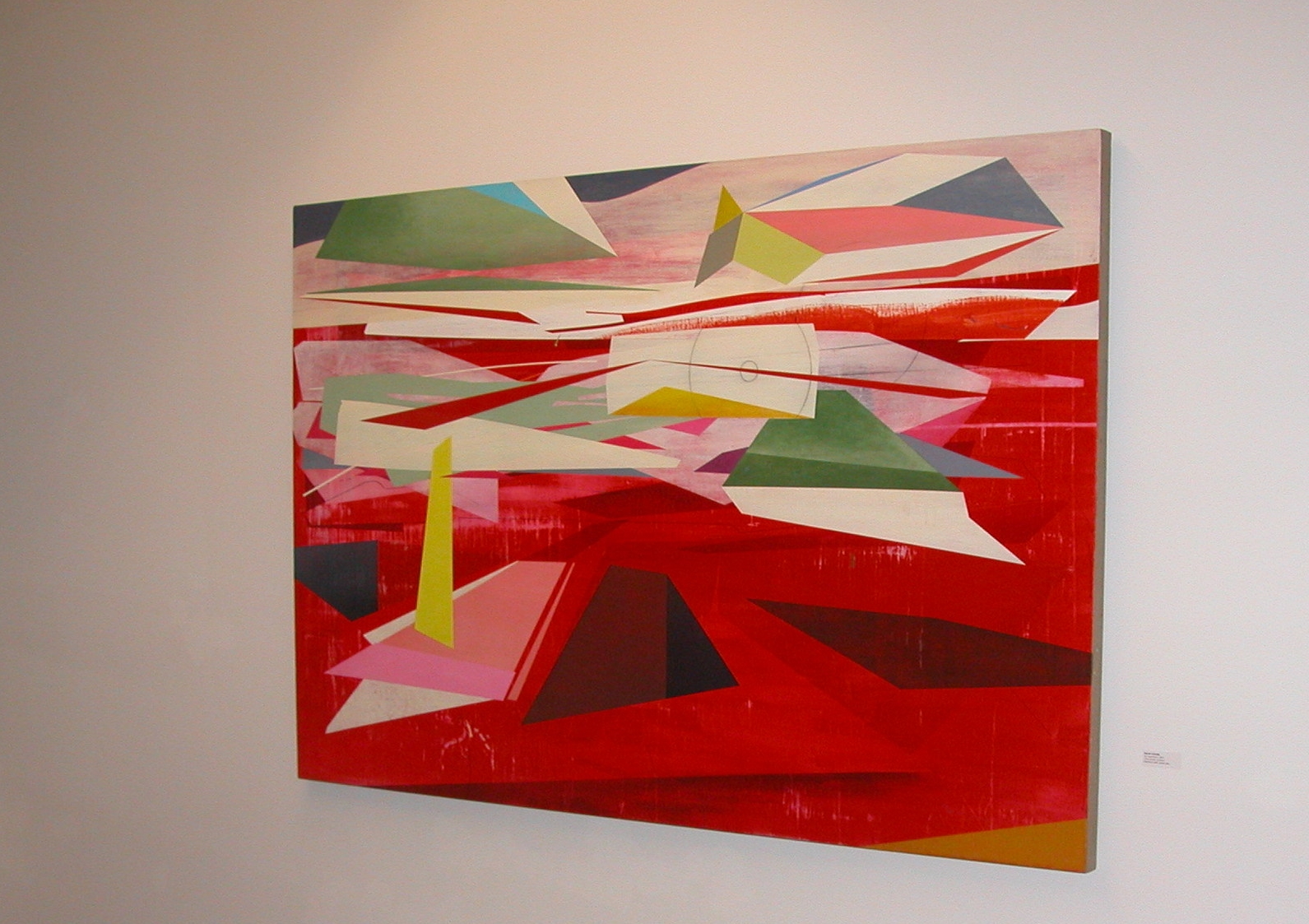  David Collins On approach, 2010 oil and acrylic on linen 46x70 inches 