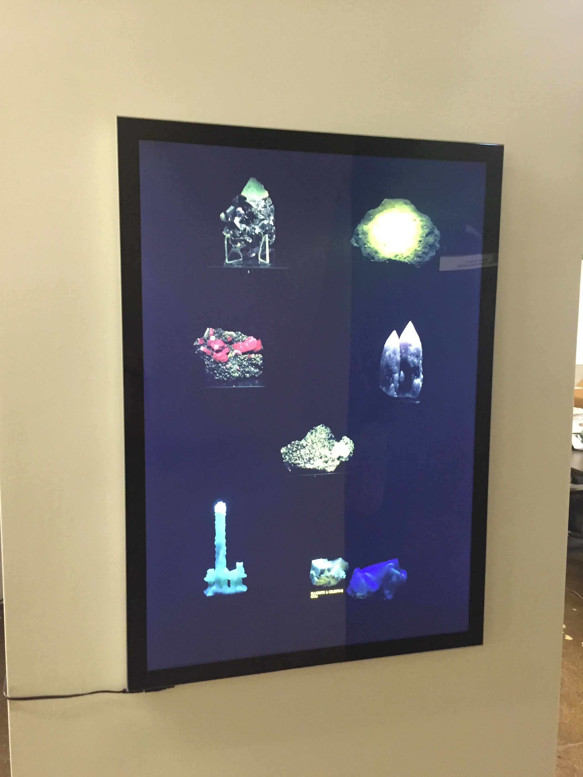 Dana Levy Mineral Vitralis 2013 Duratran Print in Lightbox 19.75" x 27.5"