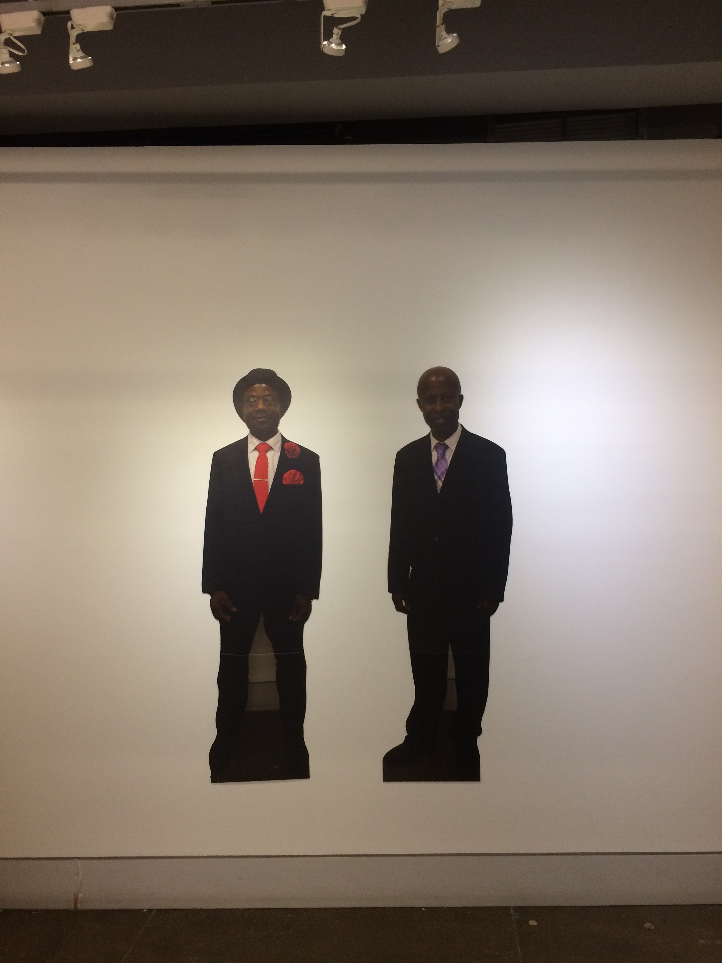  Joshua Ene(L) &amp;&nbsp;Ernest Kuffour (R)  Two Dapper Dudes  Digital Print on Cardboard 2017 