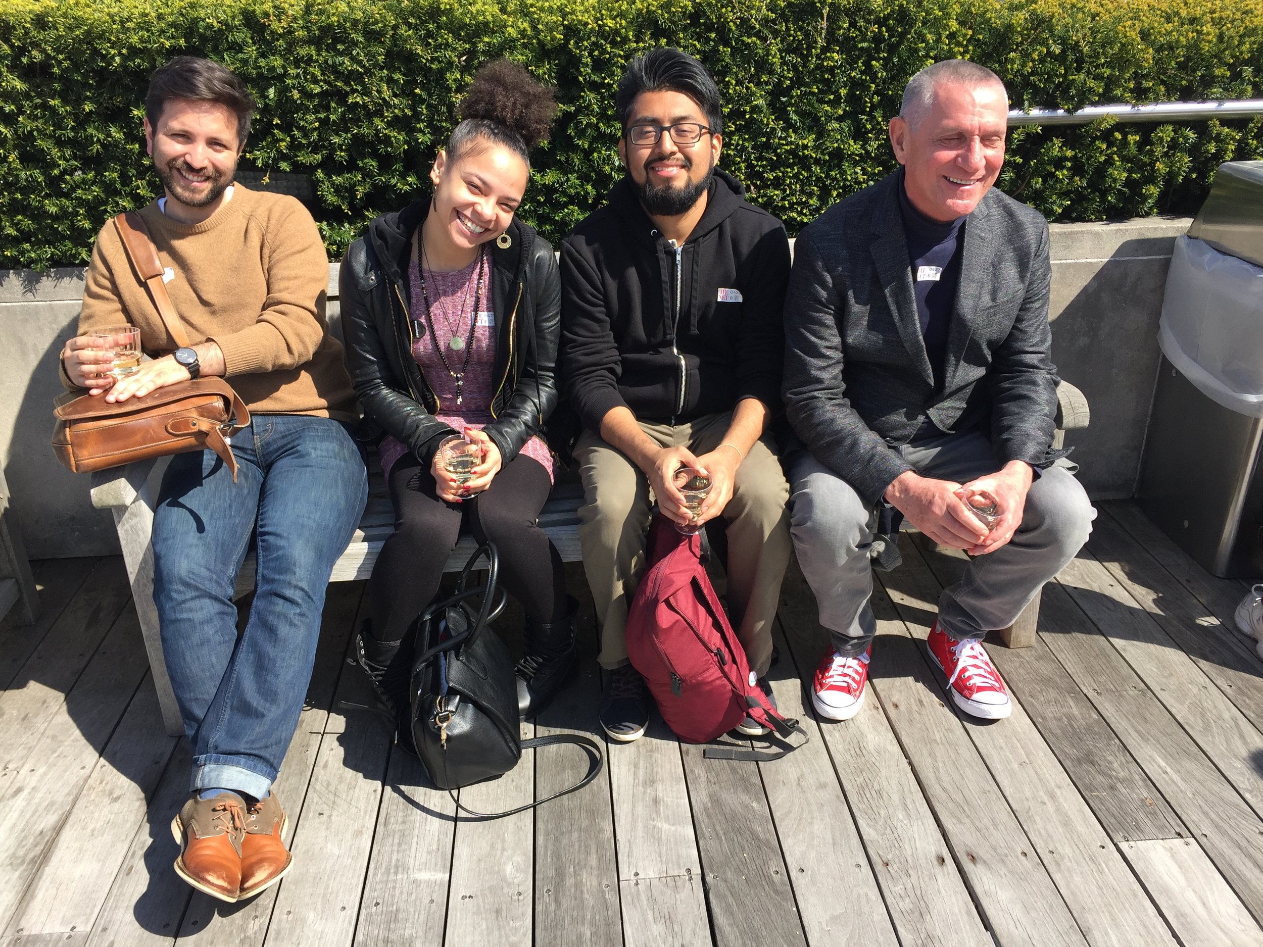 On the roof of The Met