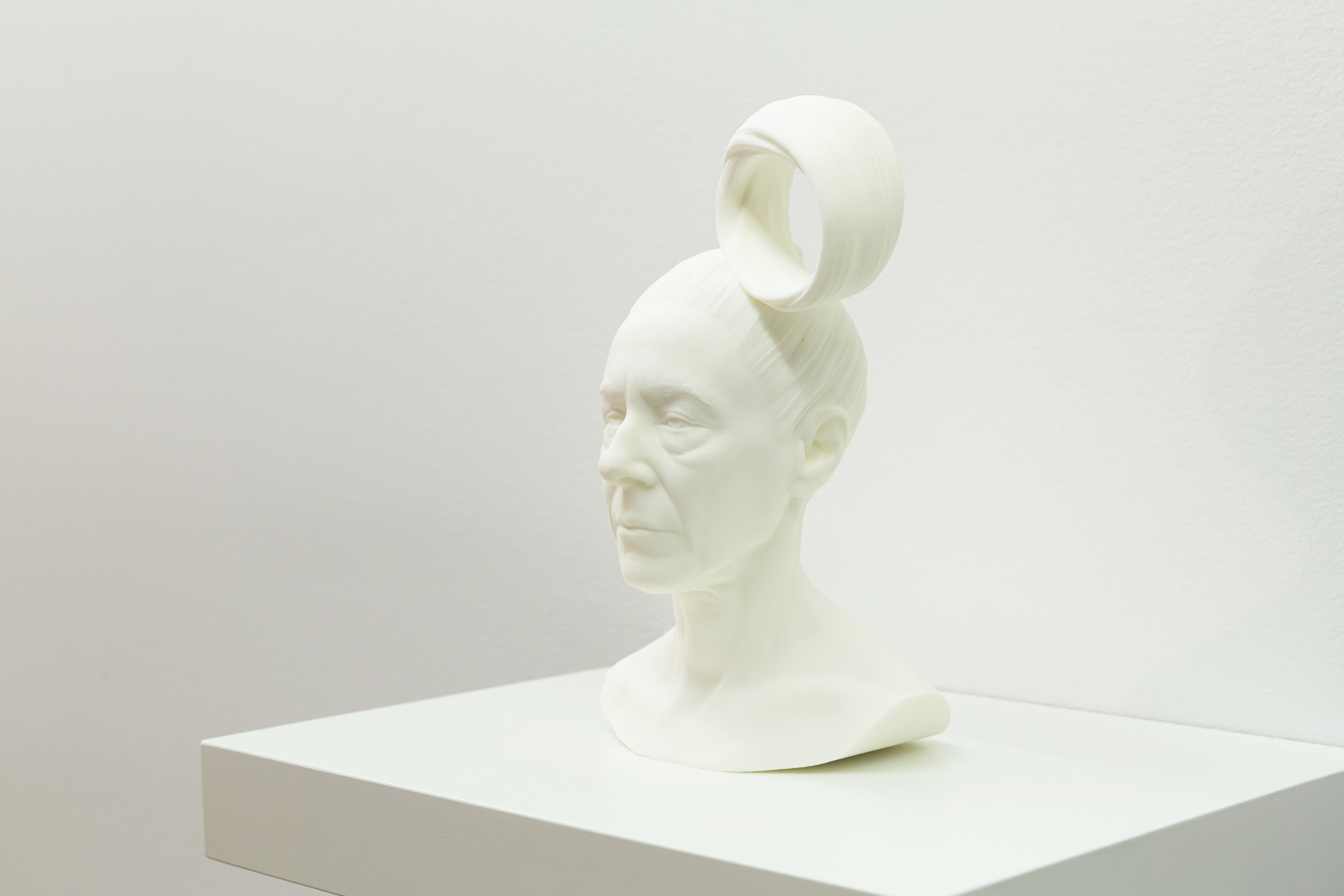  Susan Silas  Avatar (model for a bronze sculpture), 2019  sintered polyester 