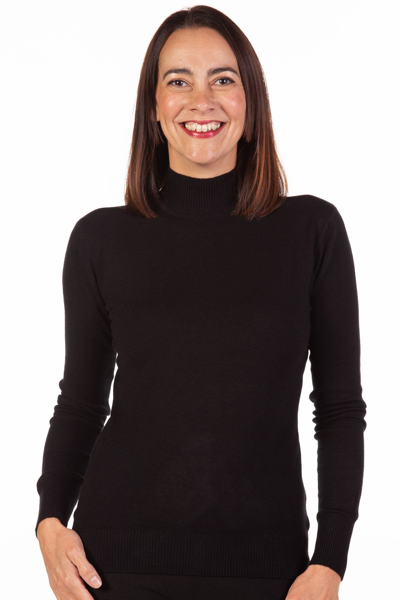 Fizz Black Super Stretch Turtle Neck 
