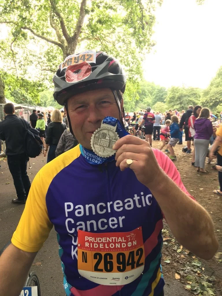 At the finish line...