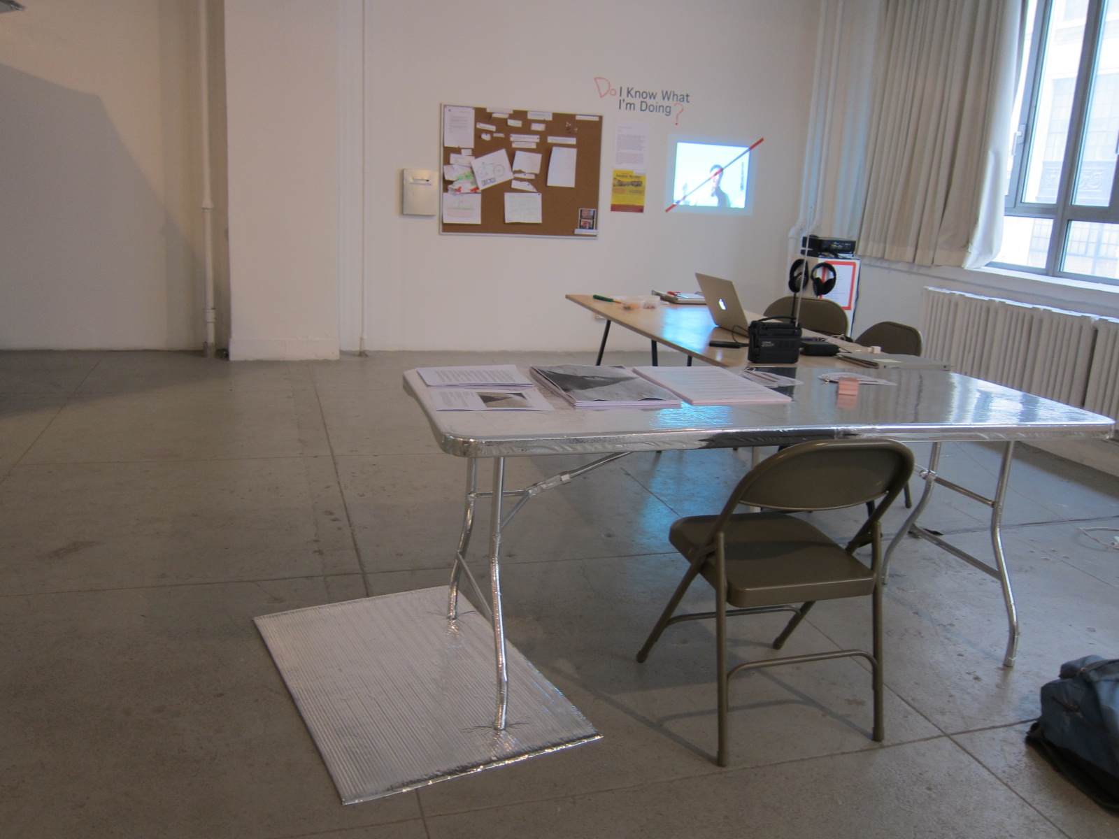  Installation view of  Failing to Levitate  