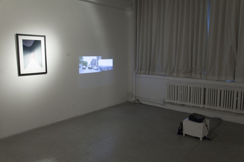  Left:   Howard Halle,   Untitled (Beercan) , 2012-13.    Right:   Sean Carroll,   "How To Get To": Peekskill , 2013. &nbsp; 