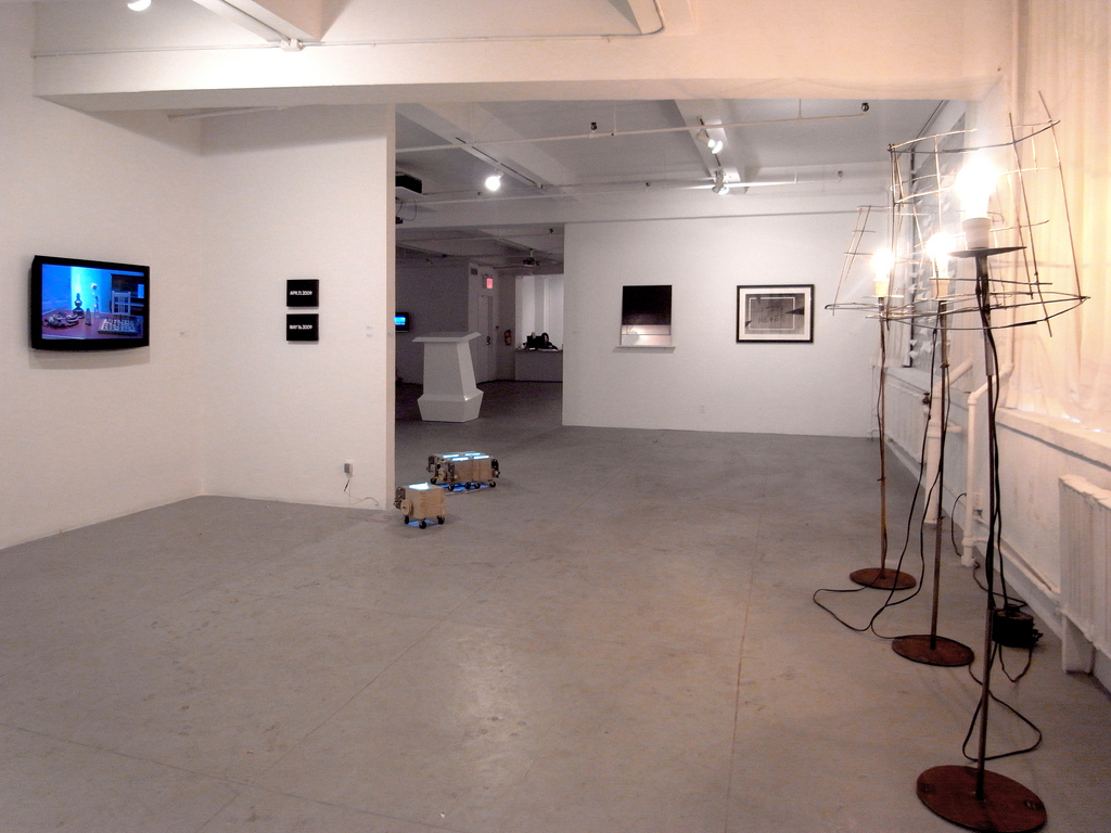  Installation view of  Never Late Than Better  