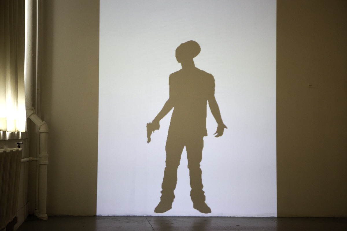   Michael Paul Britto,   Cool-Pose #1,  2007. Projection. Courtesy of Michael Paul Britto, New York, NY. 
