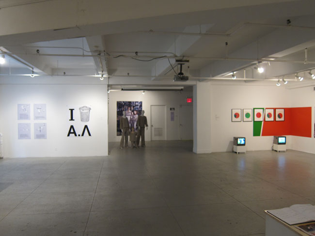  Installation view of  Sound of Silence: Art Against Dictatorship  