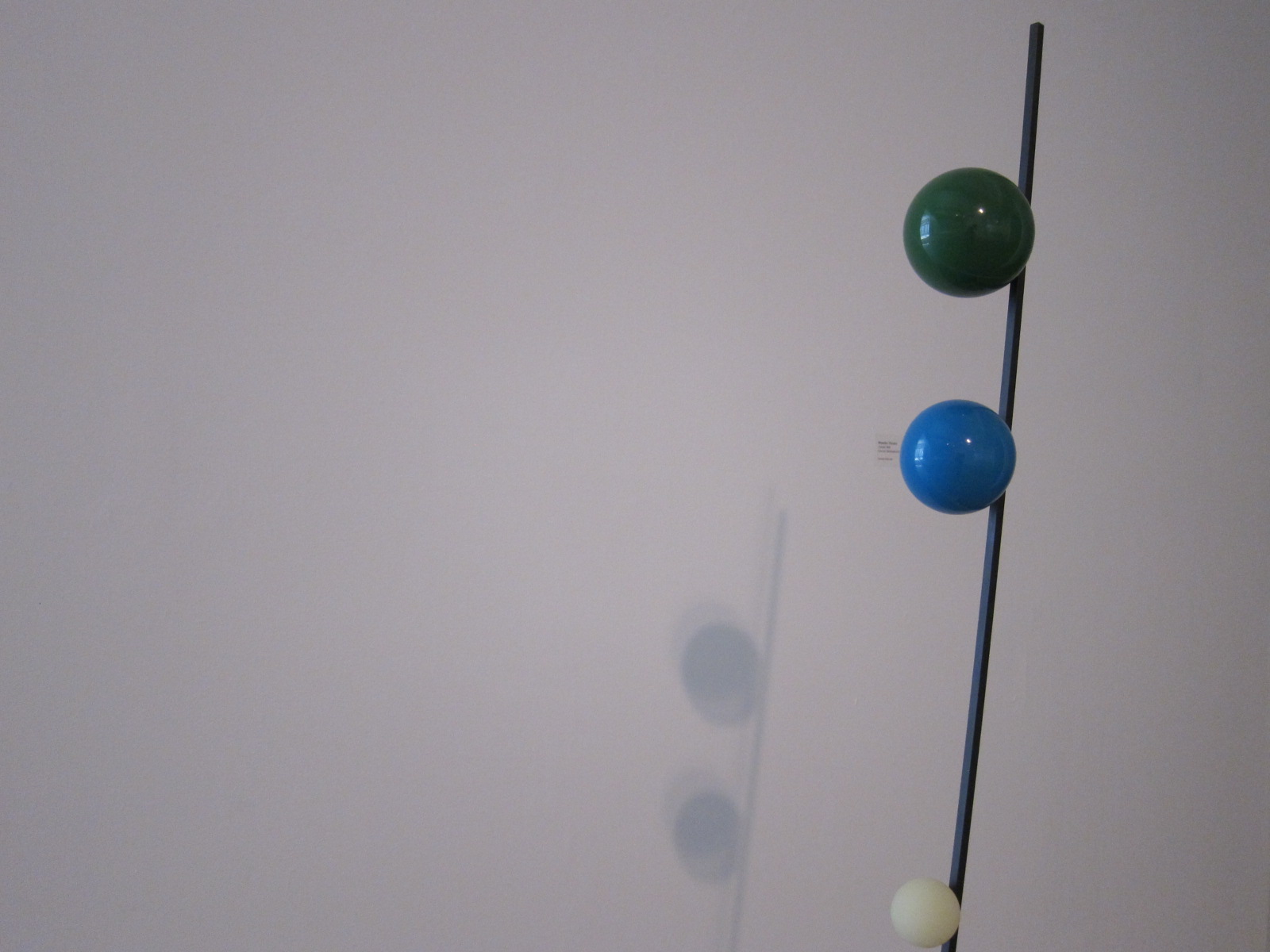   Mamiko Otsubo,   Untitled , 2008. Concrete, blackened steel, rubber and vinyl balls.   