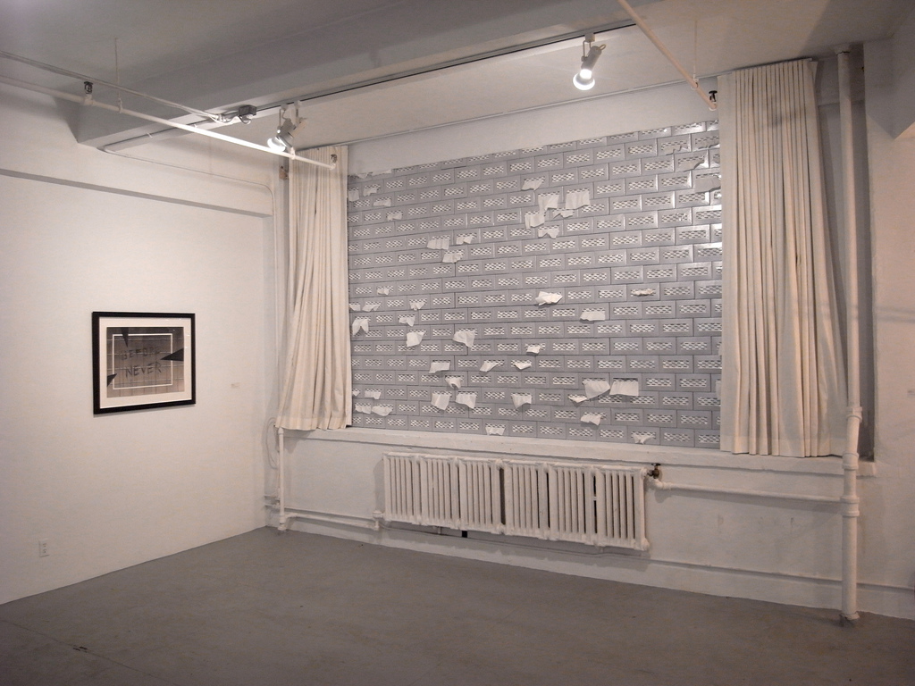   Laura Nova,   Wailing Wall,  2009. Installation/tissue boxes, 7 x 2 ½ feet. Courtesy the artist, New York, NY.   