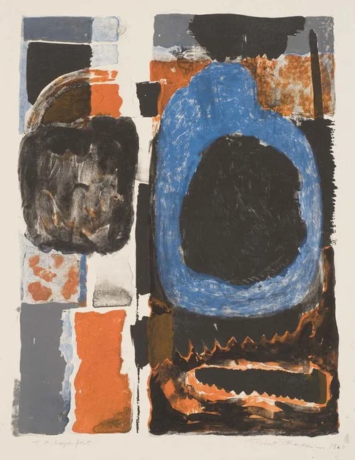 Bob Blackburn Faux Pas, (1960) Color Lithograph