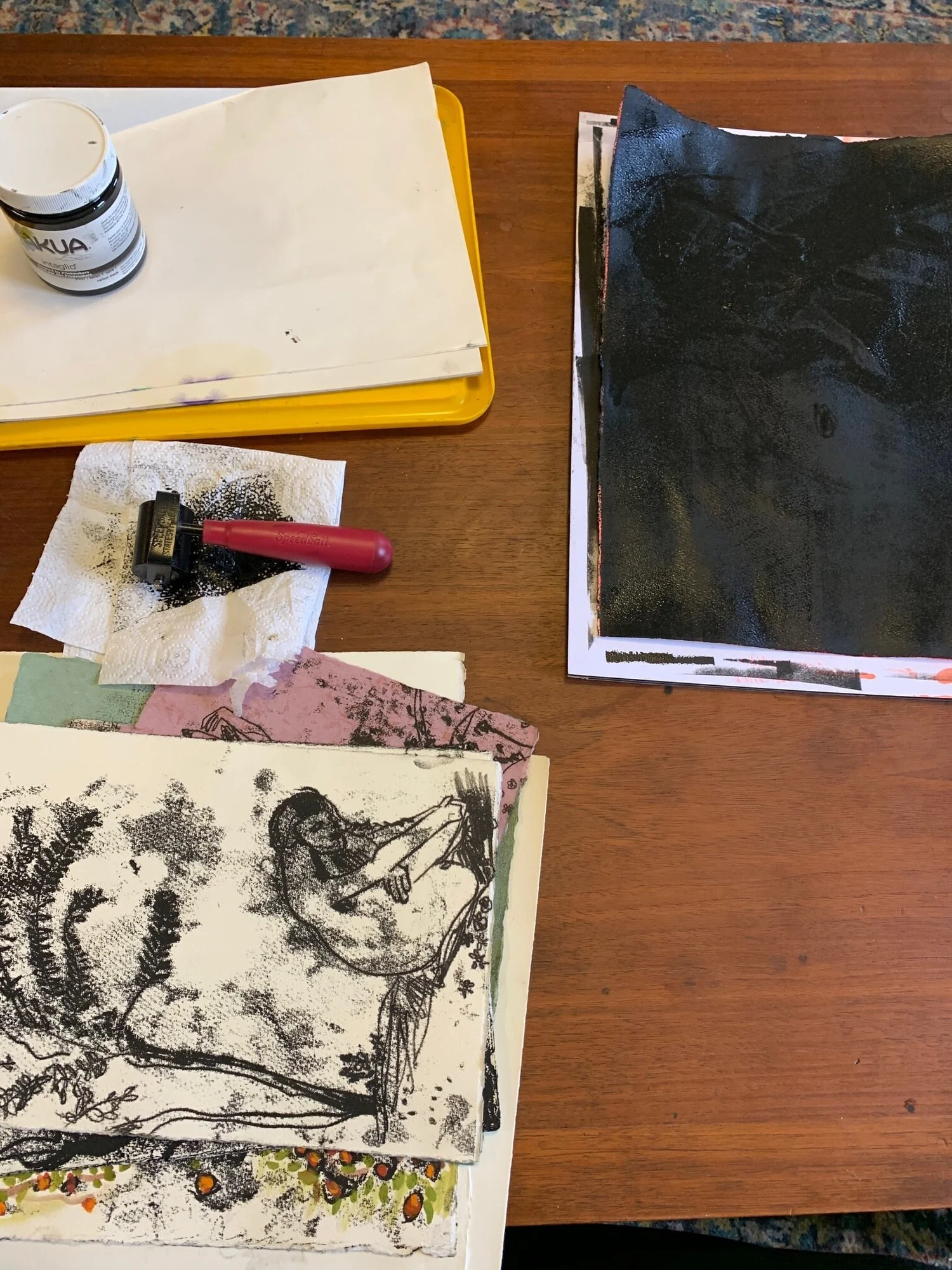 Transfer Monotype — Robert Blackburn Printmaking Workshop