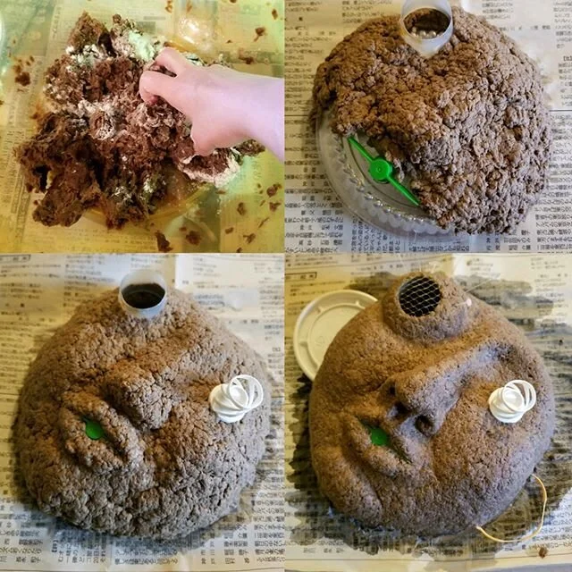 Master printer, aka &ldquo;Boss&rdquo;, Rie Hasegawa, has been working on these truly amazing paper m&acirc;ch&eacute; sculptures and drawings at home during this lockdown period. She will be teaching 2 online RBPMW demos. Link in bio. ✨
.
.
. &quot;