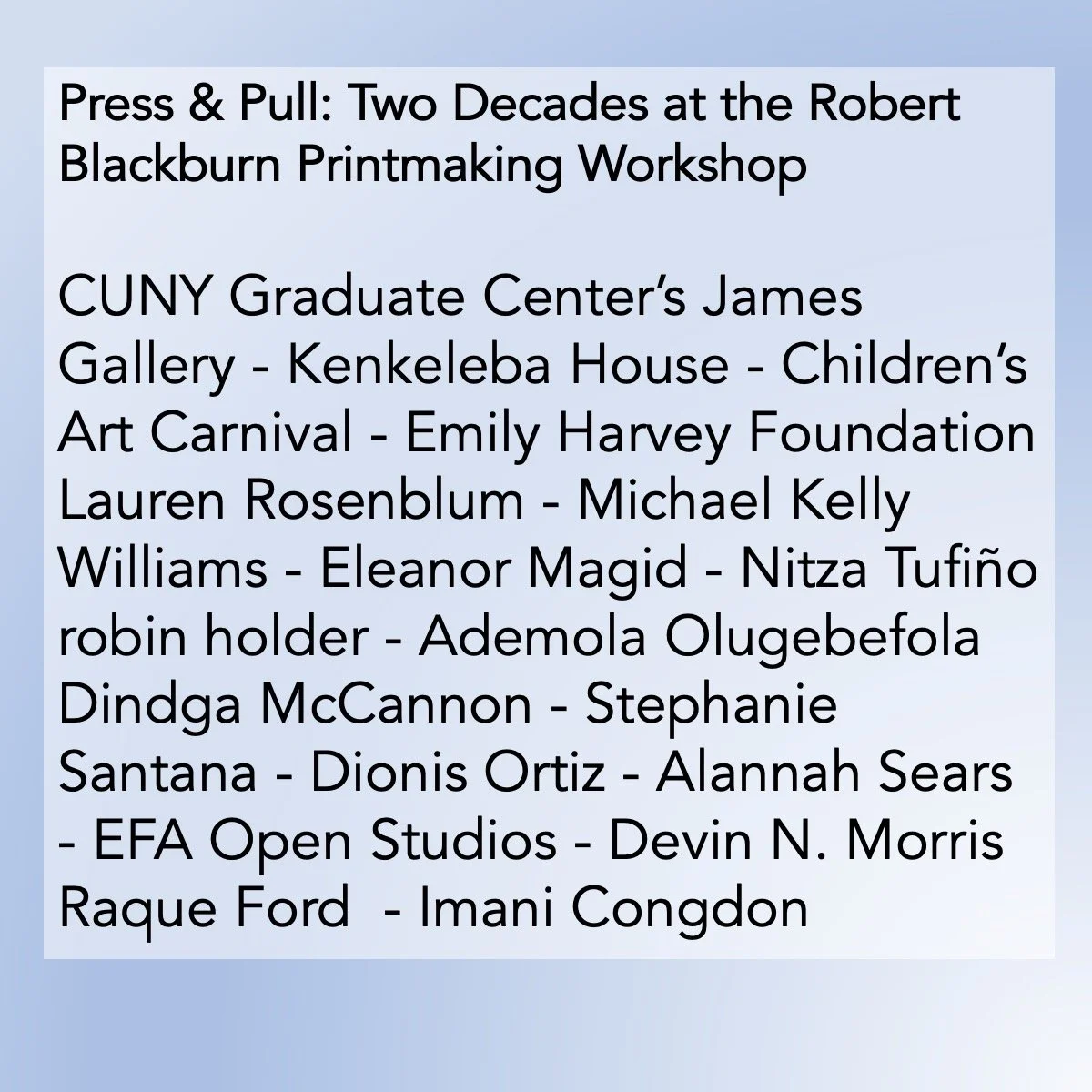 Fall Programming