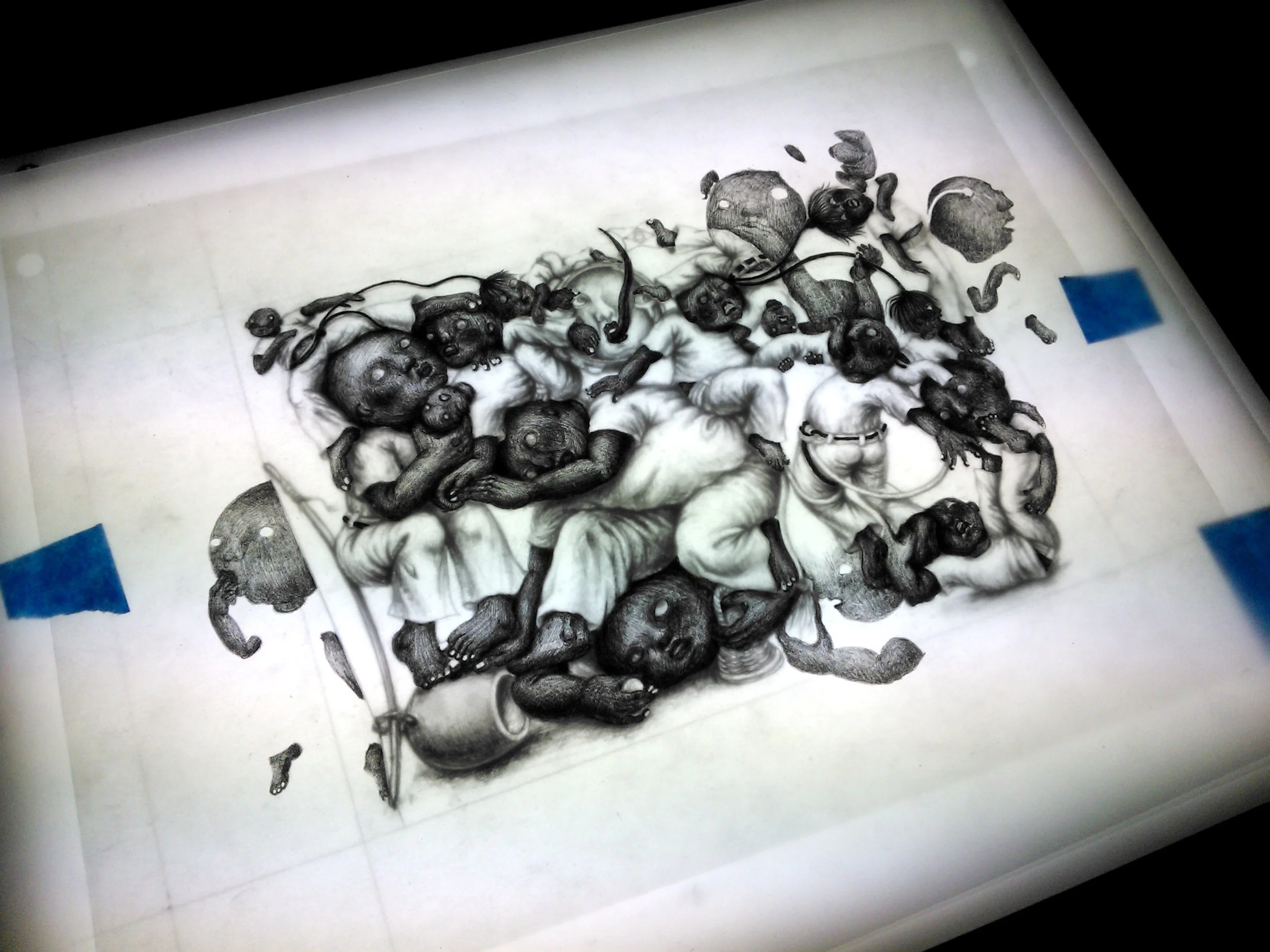 Photolitho: Hand-Drawn // March