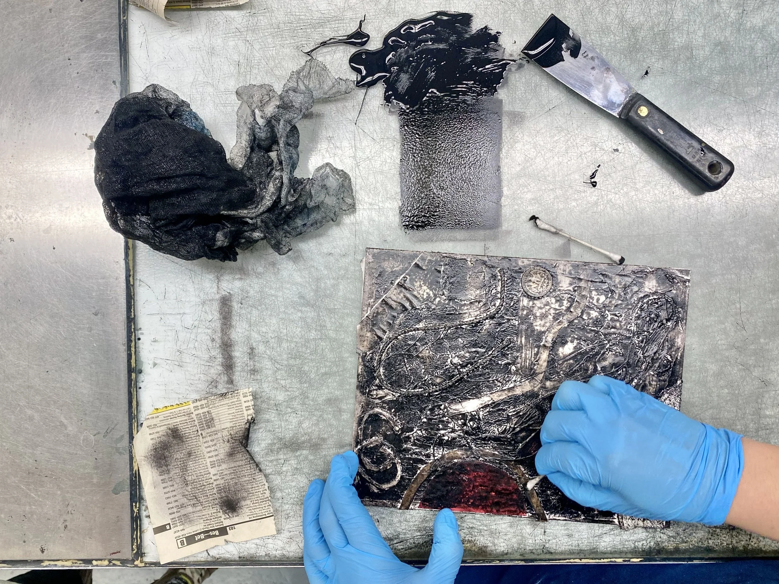 Collagraph Workshop: Exploring Texture and Translation // May