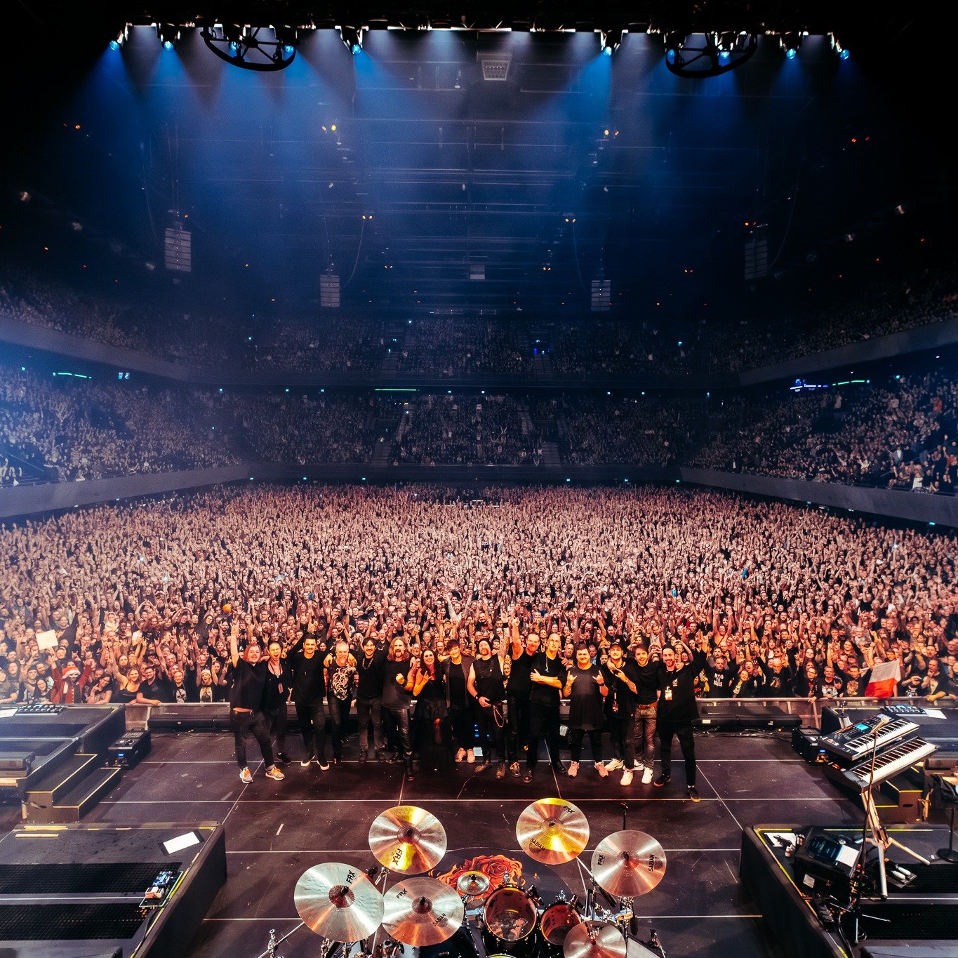 2024 Throwback: @wtofficial played 40 shows across Europe and South America on their Bleed Our 2024 Tour, after releasing a live DVD of their Worlds Collide Tour from 2022. The tour ended at the @ziggodome with a sold out, fully self-promoted show! 2