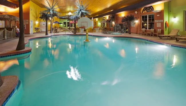Interior Pool Area: Hotel Construction