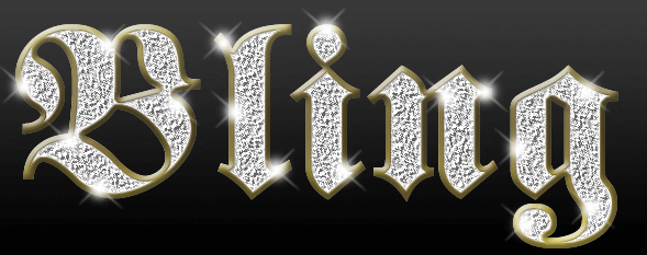 Gold, diamonds, certain logos, hot rides and other High End Stuff On Display typically define the category, as in this whimsically self-referential example.