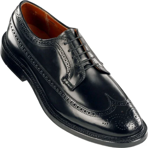 9751 - Alden Long Wing Blucher - Black Shell Cordovan