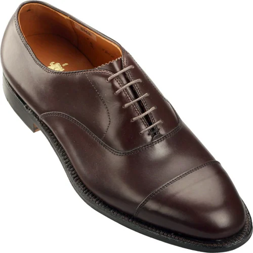 920 - Alden Straight Tip Bal - Dark Brown