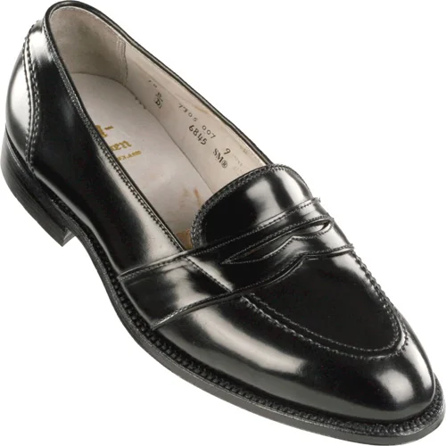 6845 - Alden Full Strap Slip-On - Black Shell Cordovan