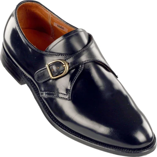 1655 - Alden Monk Strap - Black Shell Cordovan
