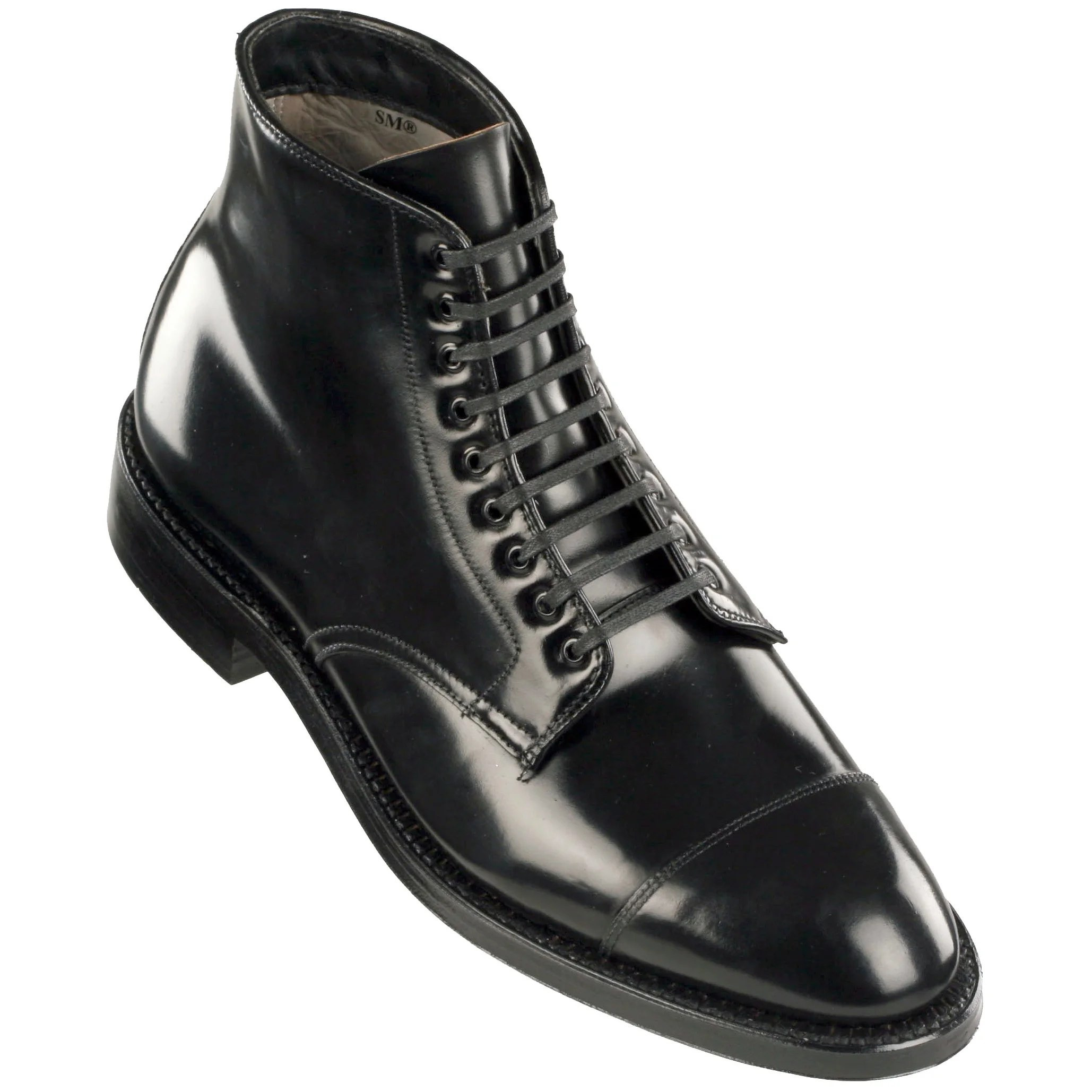 4065 - Alden Cap Toe Boot - Black Shell Cordovan