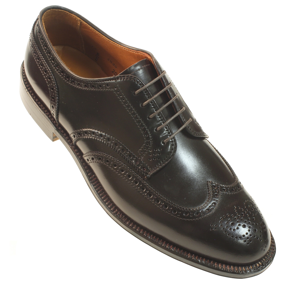 2076 - Alden Wing Tip Blucher - Color 8 Shell Cordovan